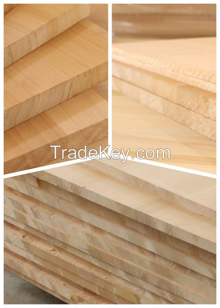carbonized poplar wood panel