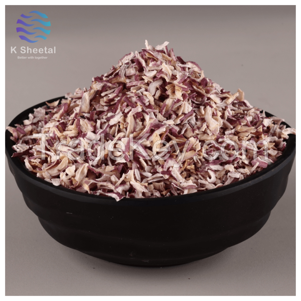 dehydrated red onion chopped