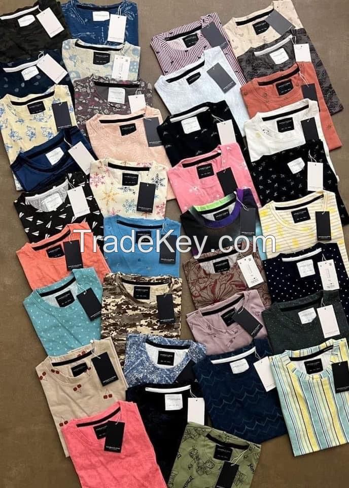 T-shirts , Polo Shirts, Shirts, Jeans pant, Twill pants, Joggers, Cargo pants, Shorts, Boxer, Jackets, Vests, Sweatshirts , Hoodies. 