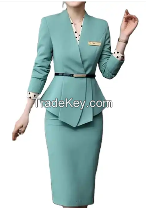 Office Ladies Skirt Suit Uniform