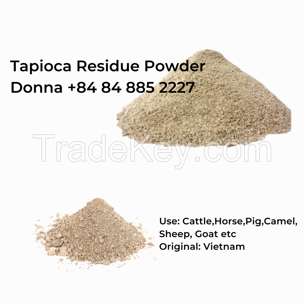 Wholesale High Quality Tapioca Residue Starch For Animal Feed From Vietnam