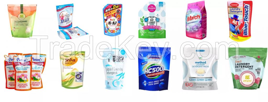 KEFAI Automatic Rotary Laundry Liquid Detergent Doypack Filling Packing Machine