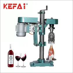 KEFAI Hot  High Quality  Semi-auto Wine Bottle Capping Machine Aluminum Cap Closing Machine