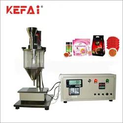 KEFAI Automatic 0.5-20g Screw Hopper Small Food Powder Filling Machine Price