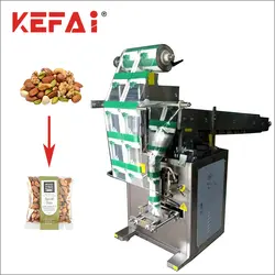 KEFAI high efficiency automatic nut and chip leisure food granule chain bucket packaging machine price