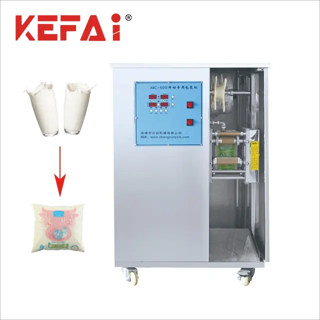 KEFAI factory automatic small size bag aseptic pasteurized fresh milk liquid sachet packaging machine