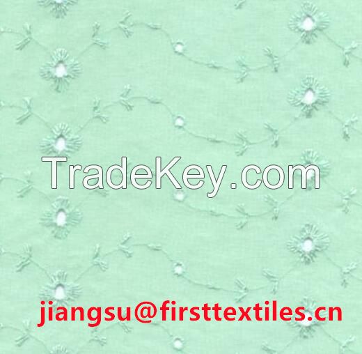 All Over Eyelet Embroidery Fabric