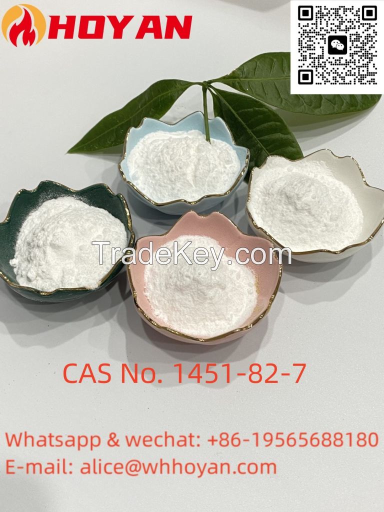 hot seller  CAS 1451-82-7 pharmaceutical intermediate, 2-Bromo-4-Methylpropiophenone white powder