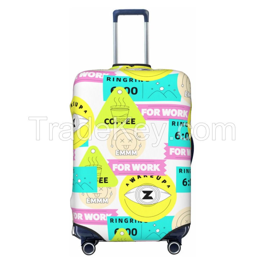 Custom Luggage Cover Personalized Luggage Protector Suitcase Cover For