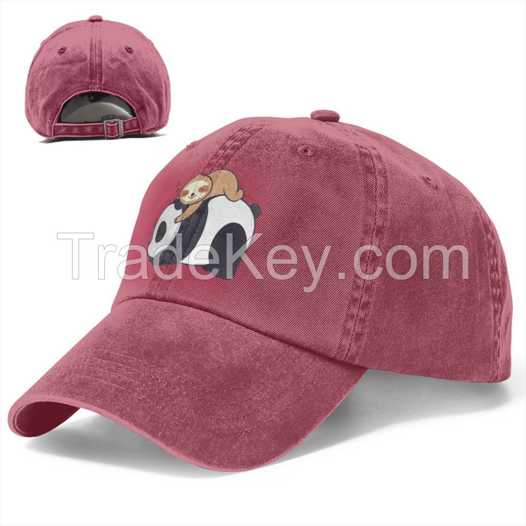 Custom Baseball Cap Washed Denim for Adults - Cool Printed Design