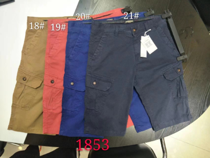 High Quality Outdoor Unique Decorative Pattern Half Pants Breathable Cargo Shorts For Men 1853#