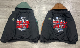 Men's Cotton-Padded Jackets Double Face Jacket 99057#
