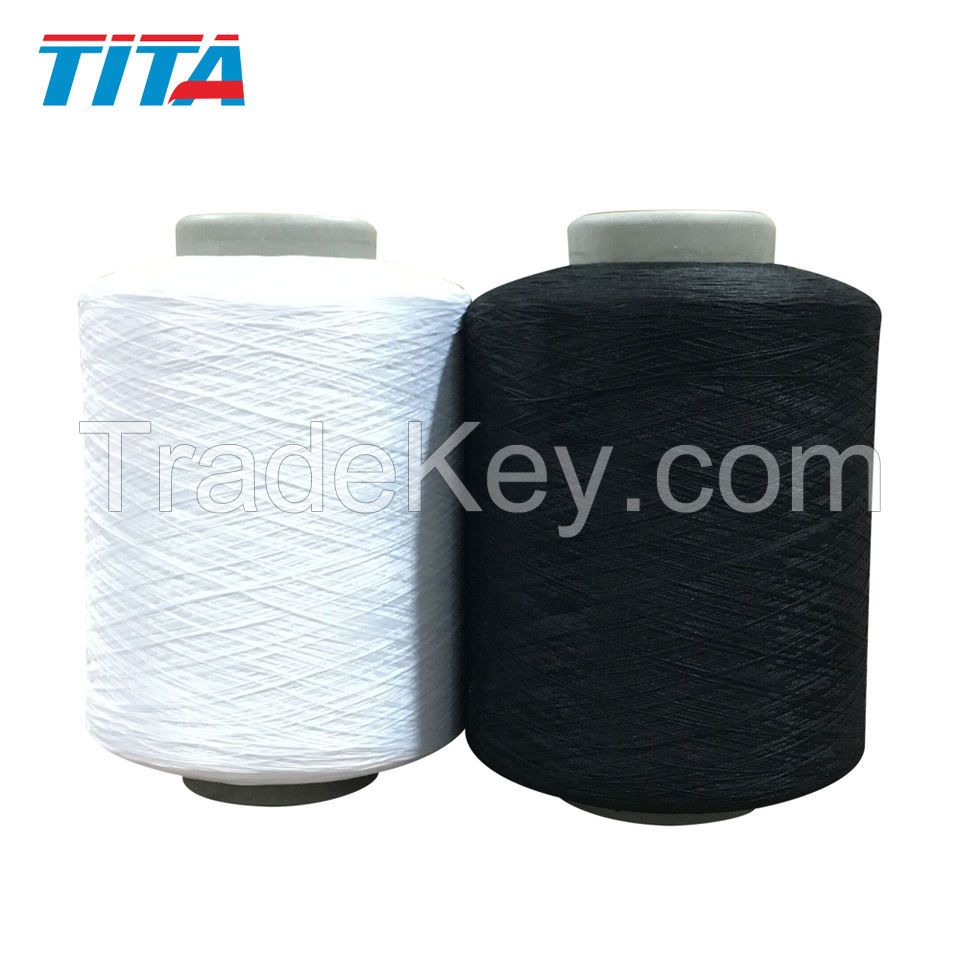 Factory Wholesaler Warp Yarn 100% Polyester Twisted Yarn FDY 90d/36f 600 Tpm Semi Dull