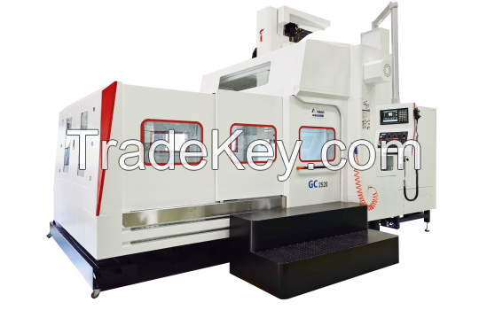 Double column machining centers, CNC automatic milling cell