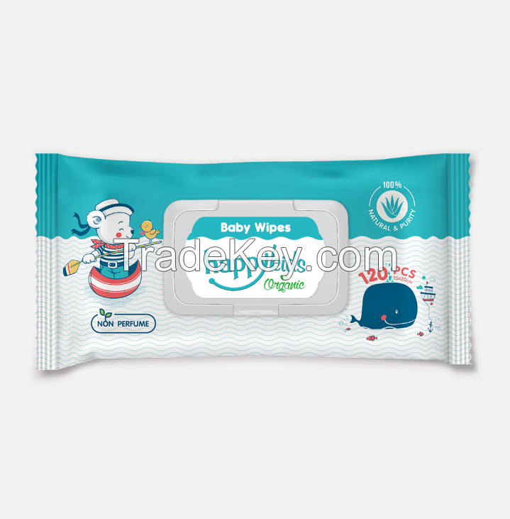 120sheets HAPPY KIDS BABY WIPES