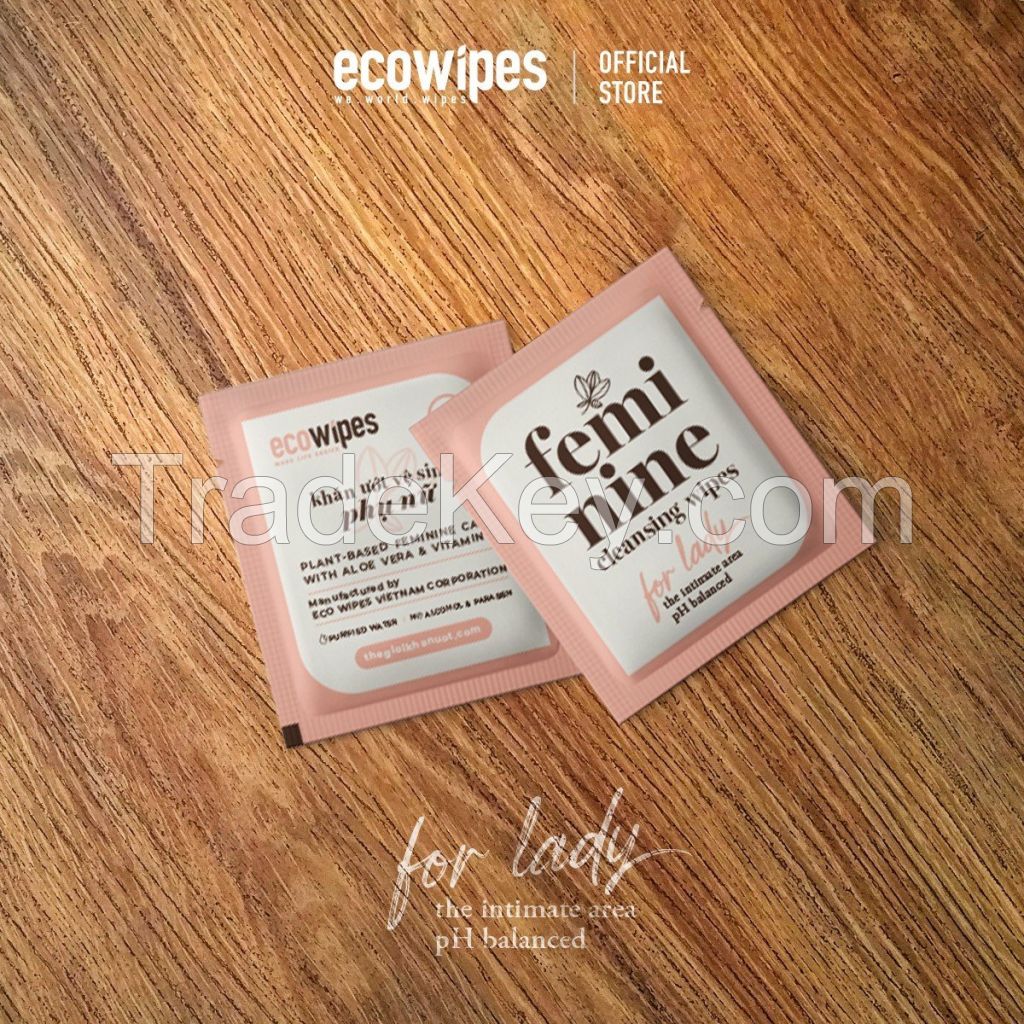 Feminine Cleansing Wipes 20 Single Packs Per Box 