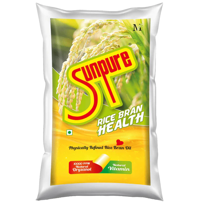 SUNPURE RICE BRAN OIL - 1L