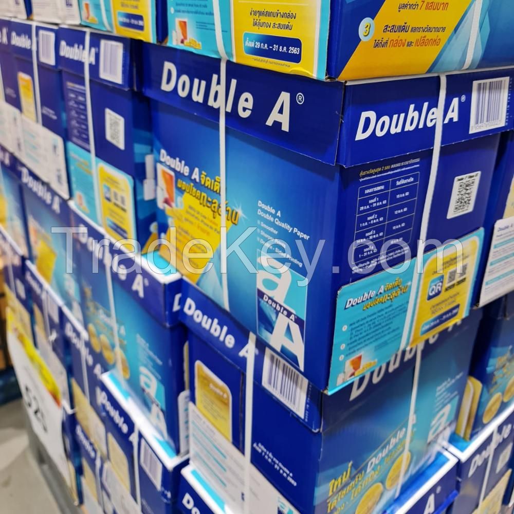 Wholesale Wood Pulp Printing Paper White A4 Size 500 Sheets 70 75 80 Gsm