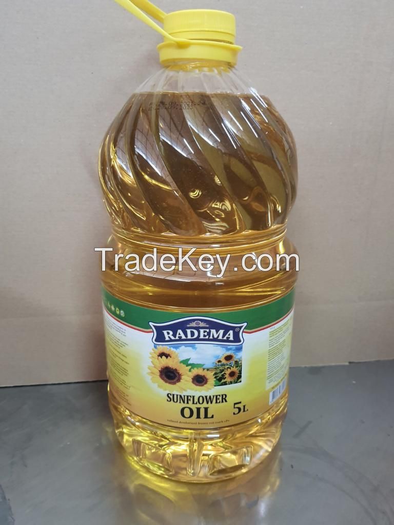 Bulgaria Manufacturer 1L Cold Pressed Unrefined Sunflower Seeds Oil