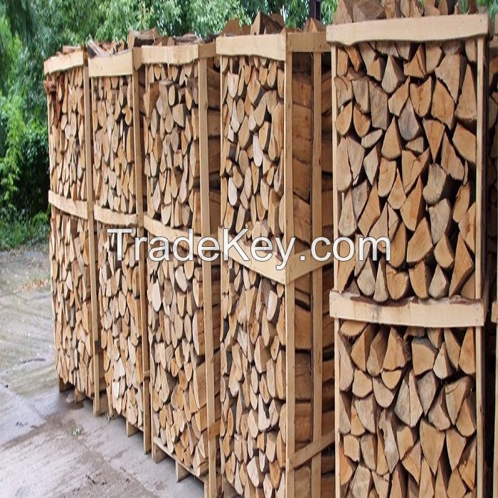 Hardwood Firewood Brennholz Beech Oak Firewood 33cm Kiln Dried Firewood For BBQ Stoves Fireplace