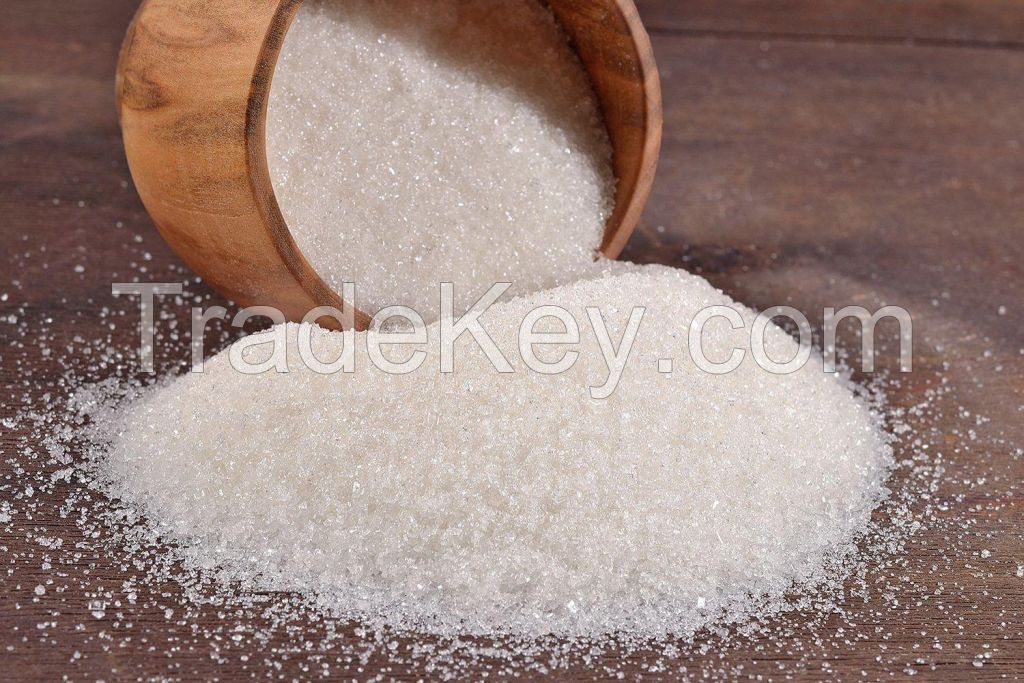 100% Brazilian White Cane Sugar Icumsa 45 / white refined sugar
