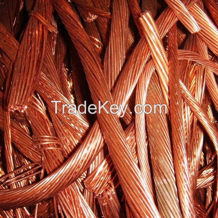 High Quality Copper Millberry/ Wire Scrap 99.95% to 99.99% purity