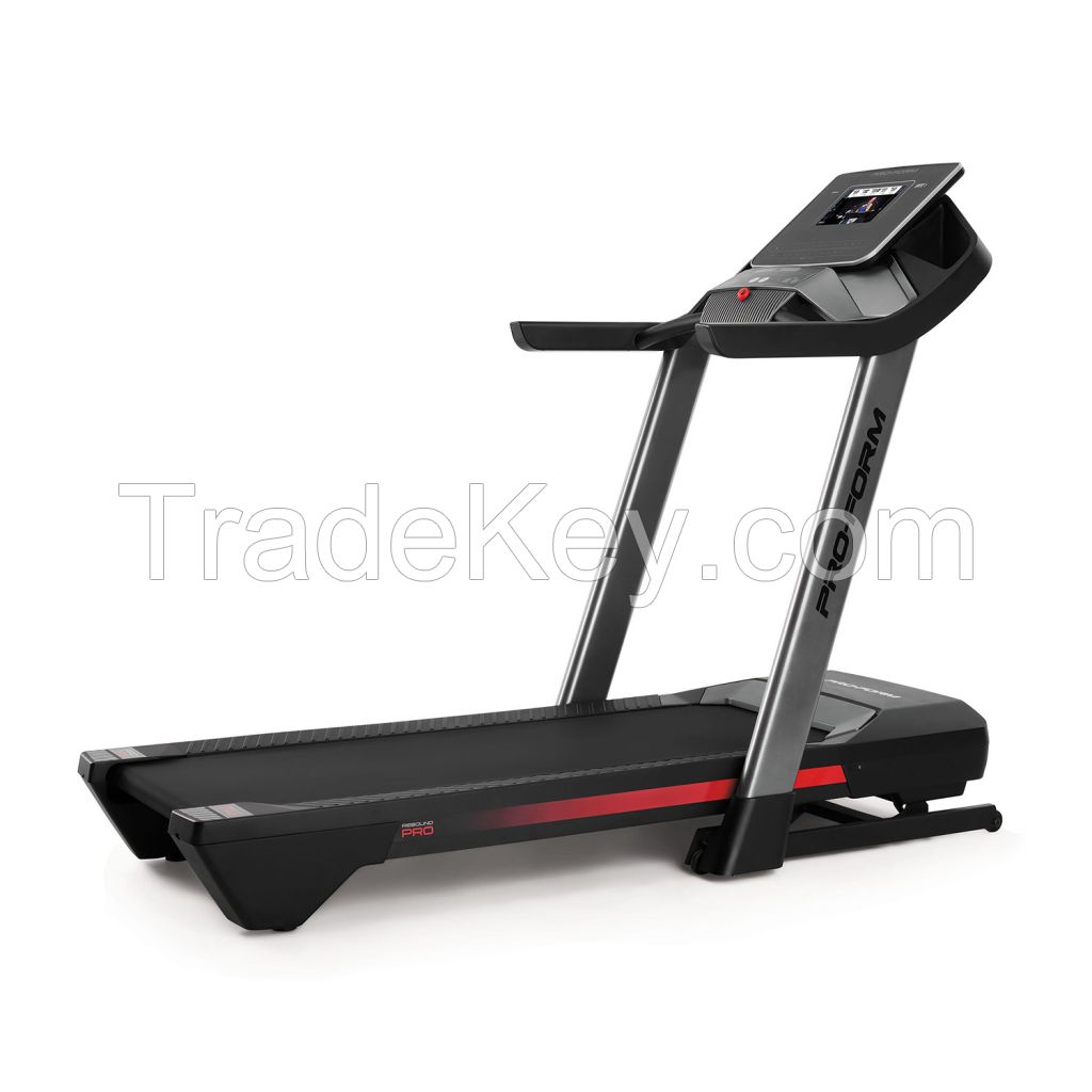 Commercial with Screen Fitness Equipment Threadmill Running Machine LED Electric Polyester Wireles