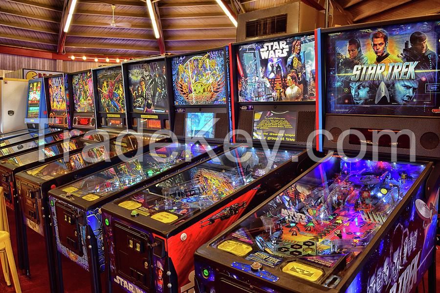 Luxury pinball machines 2 screen flipper pinball game classic game machines for sale