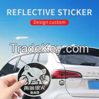 car stickers car stickers reflective stickers creative text scratches to block car decoration car supplies