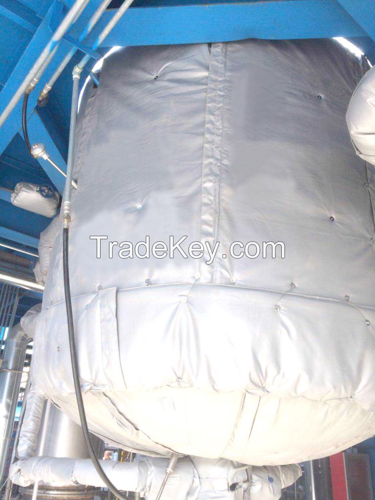 Cost-Effective Reaction Still Insulation Cover with Fiberglass