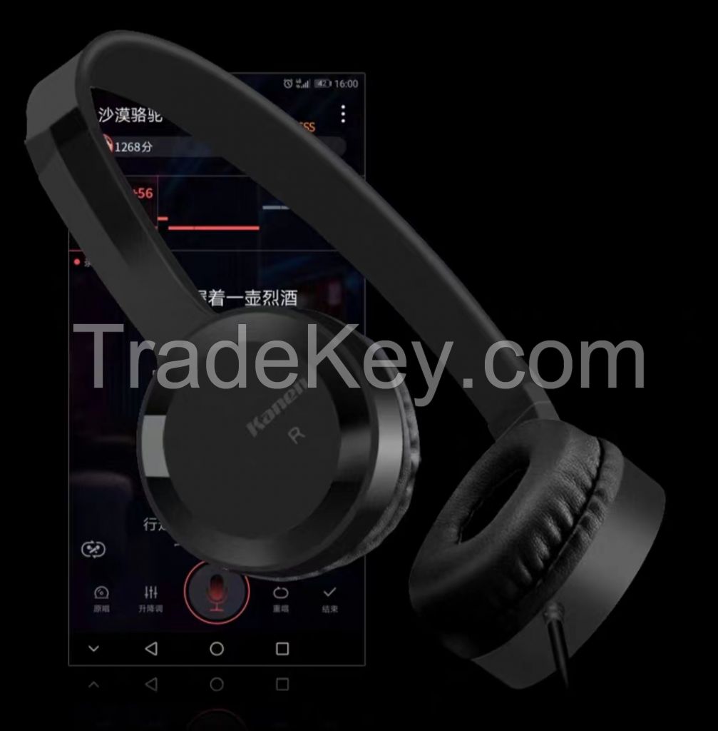 Lightweight and Comfortable Headset with Microphone Wire Control