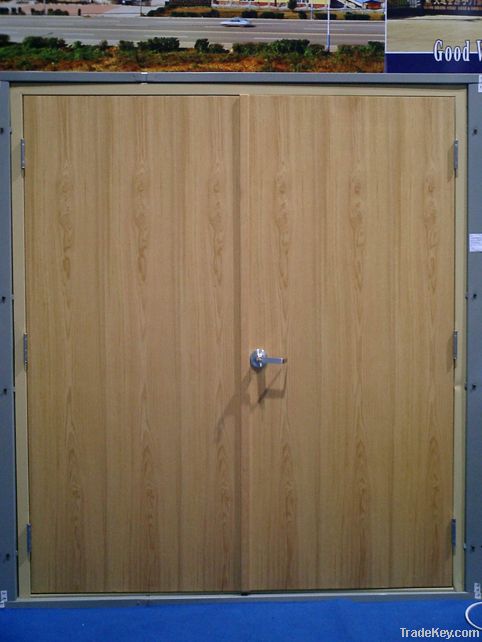 wood fire door