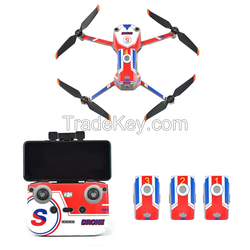 QY Air 2S sticker full surrounded waterproof personalized skin film PVC does not leave glue drone accessories
