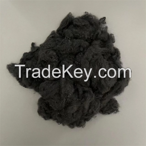 1.4D Black Reycled Polyester Staple Fiber