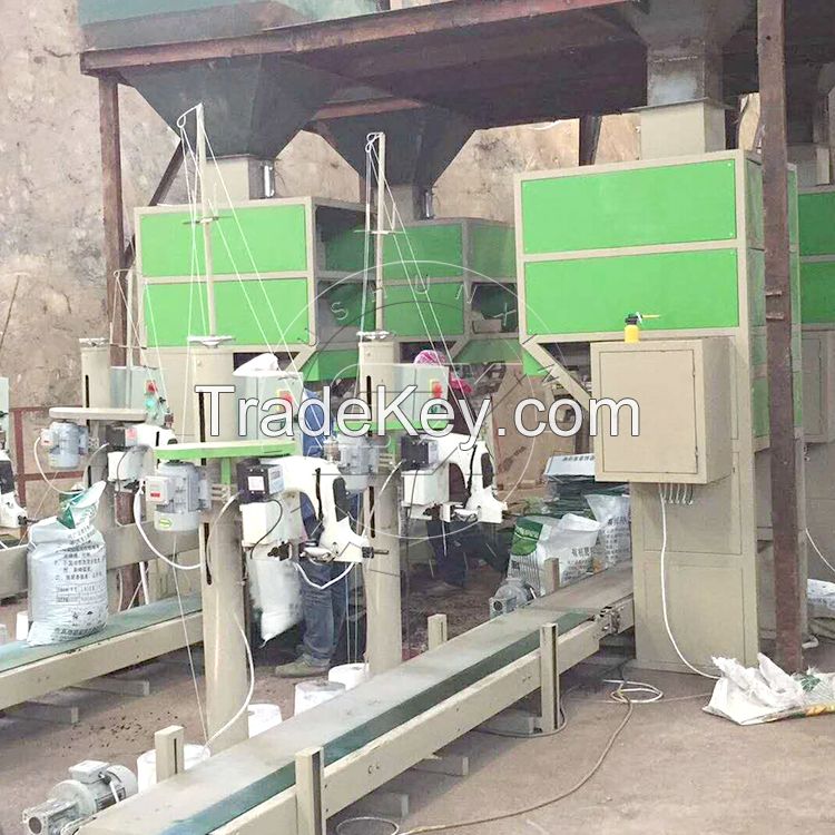 high speed organic fertilizer packaging machine/powder granule organic fertilizer packaging machine