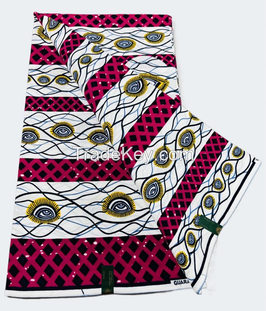 100% polyester African wax print fabric
