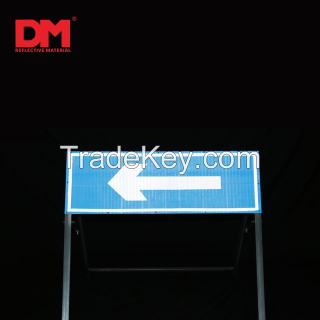 DM3200 Acrylic Surface Printable reflective sheeting Commercial Grade road signs and advertisement post