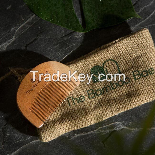 Bamboo beard comb