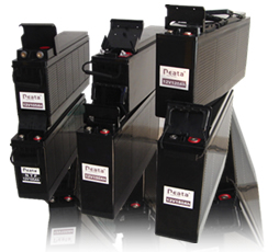 Front Terminal battery for power plant