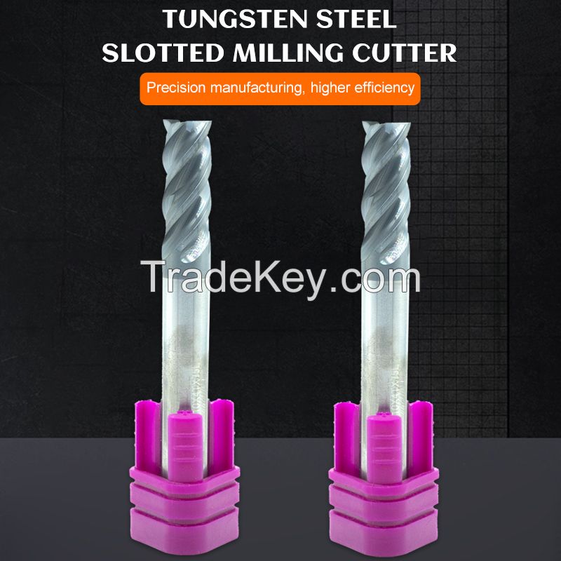 Super fast tungsten steel slotting king milling cutter