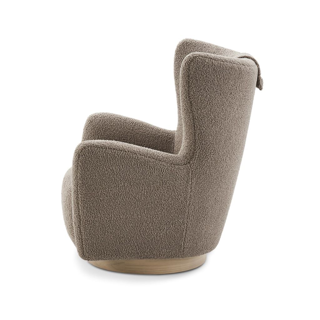 Yimi Fabric Colette Swivel Armchair