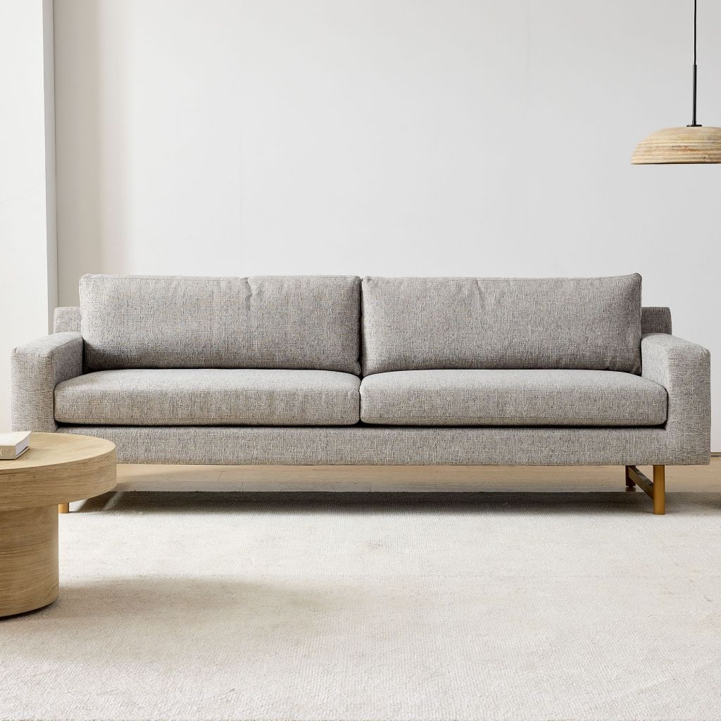 Yimi Living Room Fabric Eddy Sofa 80''