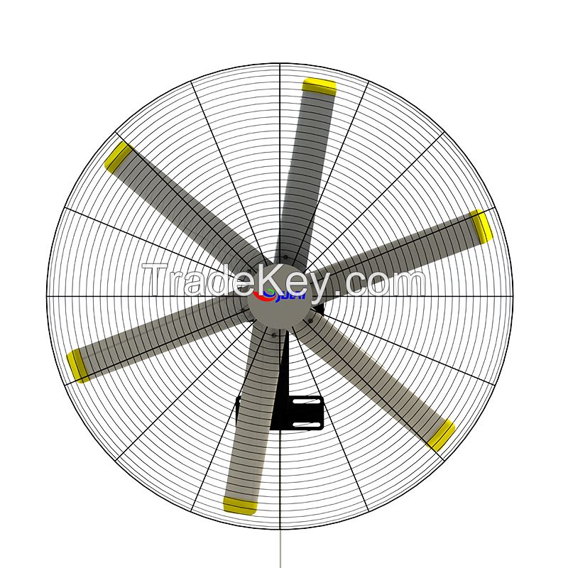 Julai 2.0m High air volume, high-speed, energy-saving cooling area, electric fan, industrial wall fanï¼ŒPMSM hang wall Hvla fan