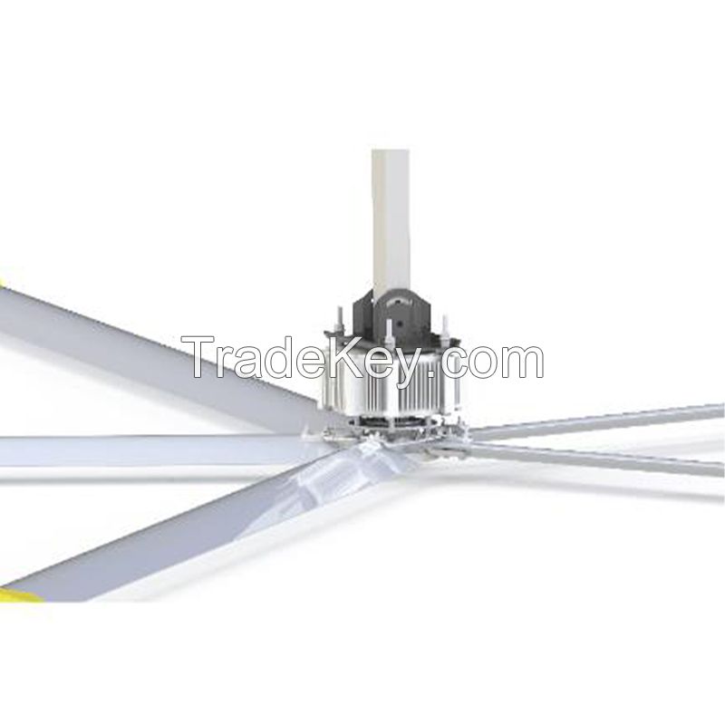 Julai 7.3m 24FT Adopting domestic first-class military quality permanent magnet motors/Industrial Ceiling Hvls In-Pmsm Fan