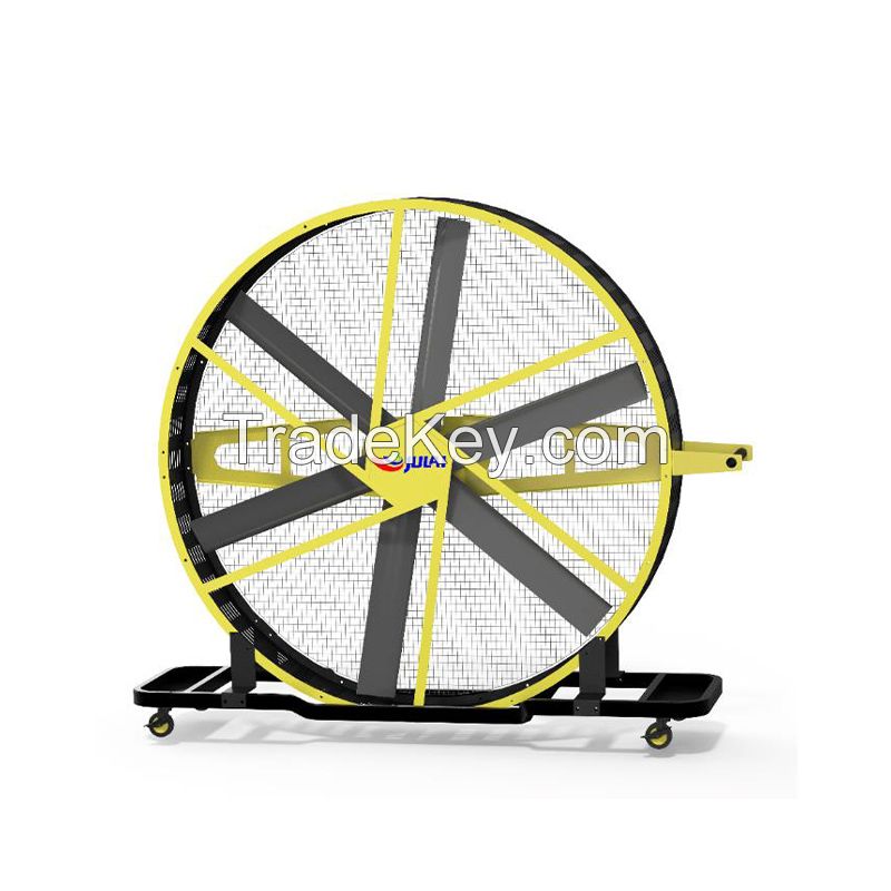 Julai 1.5m/2.0m PMSM High Velocity Metal Air Cooling Mobile Floor Fan Industrial Commercial Fan