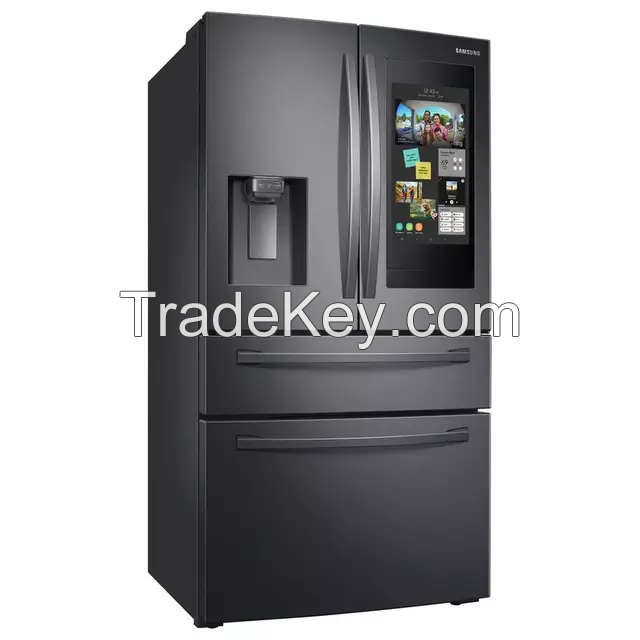 4 doors, french style refrigerator, stainless steel with touch screen
