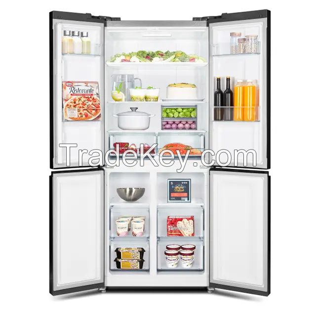Luxury high quality cross door large capacity home use smart refrigera