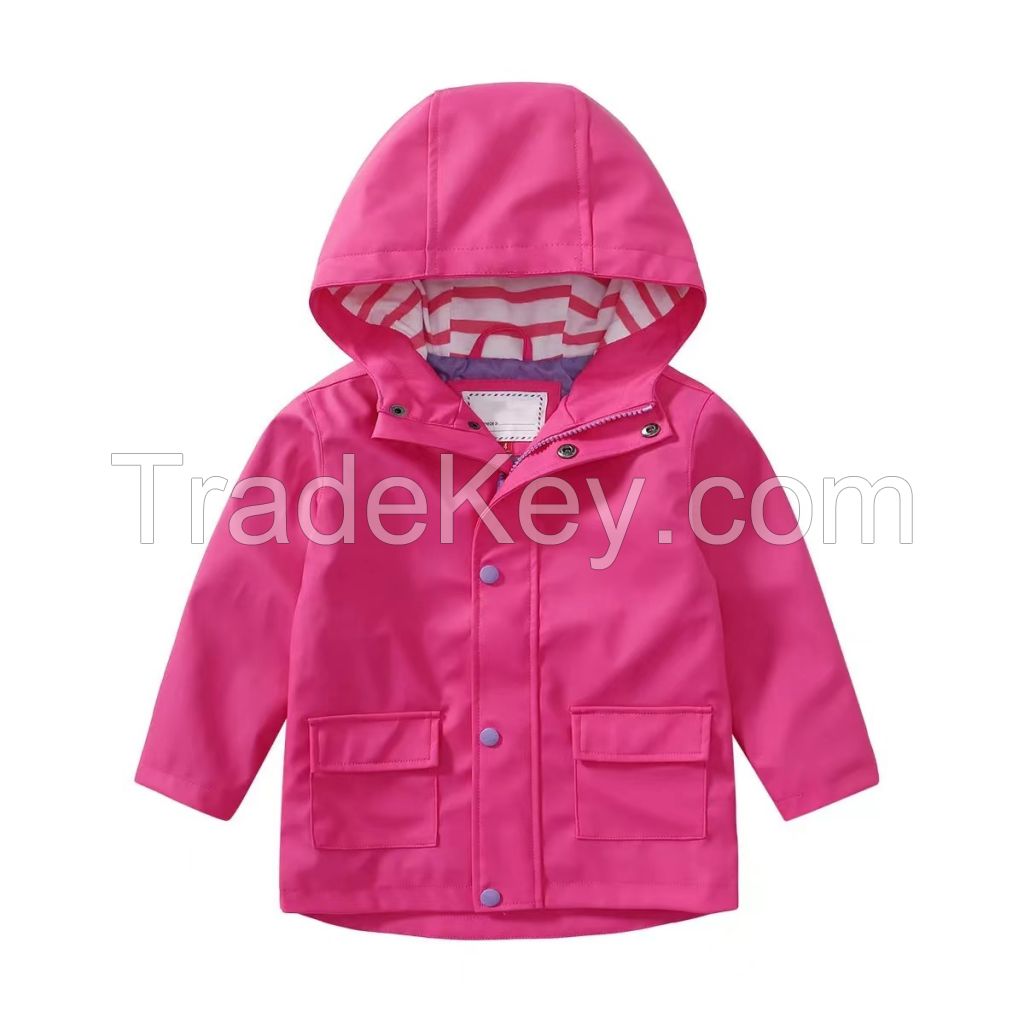 children's raincoat rainwear baby boys overalls jumpsuit for kids waterproof rain bib raincoats