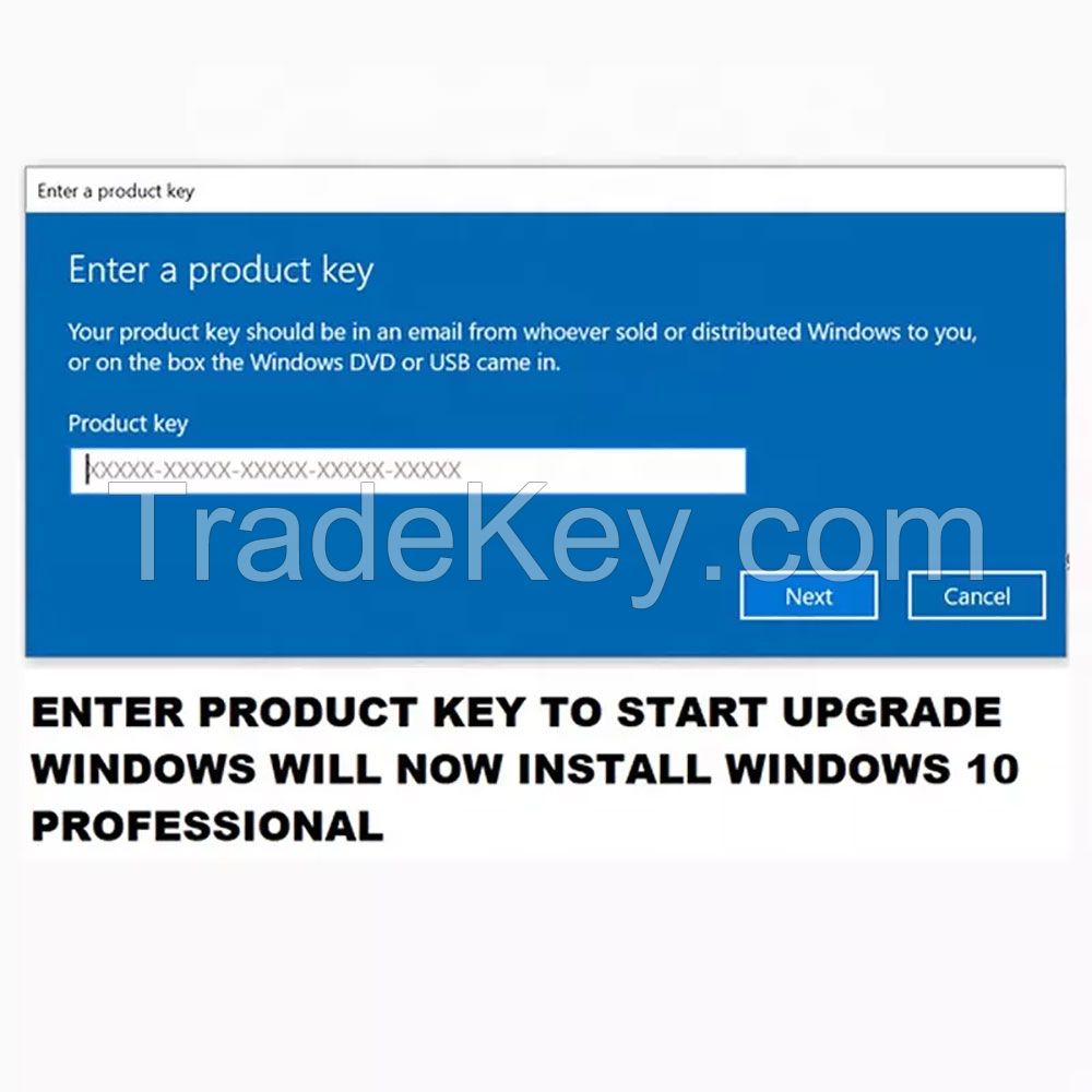Windows 10 pro OEM Keys Online Activation Send by Emial