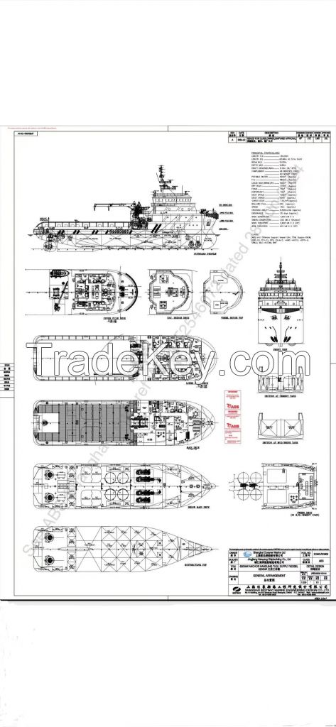 2024 New built 6200KW Electric Propusion Anchor Handling Tug Supply (AHTS) Vessel